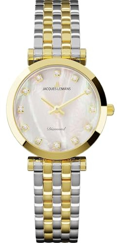 JACQUES LEMANS Milano Diamond D-12B Damenarmbanduhr