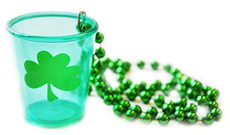 Shot Glass St Patricks Necklace