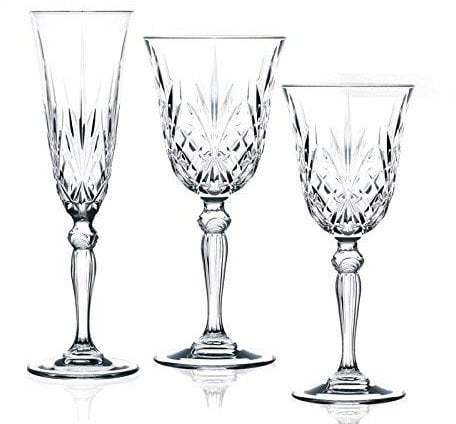 servizio 18 calici Melodia RCR cristal glass