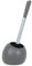 WENKO 20389100 Toilet brush Polaris Grey - Ceramic, 15 x 34.5 x 14.5 cm, Grey