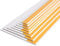 BawiTec Kunststoffleiste Flachleiste 20mm Breit 600cm Lang 2,5mm Stark selbstklebend Farbe weiß Kunststoff Flachprofil Rolle PVC Abdeckleiste Kunststoffprofil für Fenster,Türen,Dach,Wand