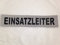 EINSATZLEITER 3M Rückenschild 42x8cm matt silber