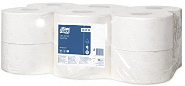 Tork Mini Jumbo Toilet Roll (Pack of 12 Rolls)
