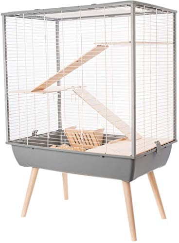 Zolux Cage Neo Cosy Grand Rongeur L 77.5 X P 47.5 X H 109 Cm Grise