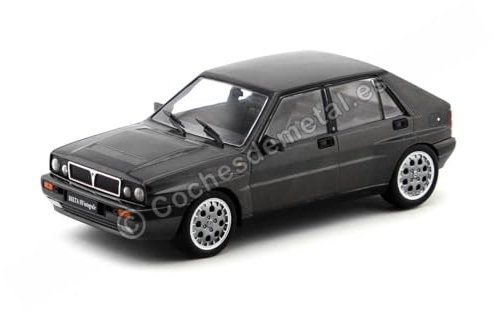 Triple 9 Lancia Delta HF Integrale 16V 1990, Grau Metallic, Modellauto 1:18, Erwachsene Classic Car Enthusiasten