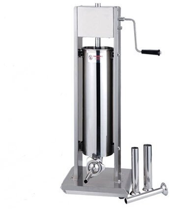Two Speed Commercial Restaurant Vertical Stainless Steel Sausage Stuffer Sausage Maker Sausage Filler 10L