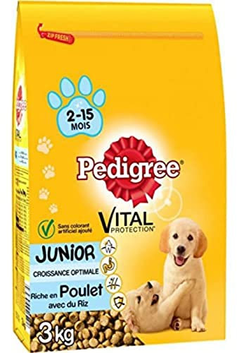 Pedigree Junior Medium mit Huhn & Reis 3kg