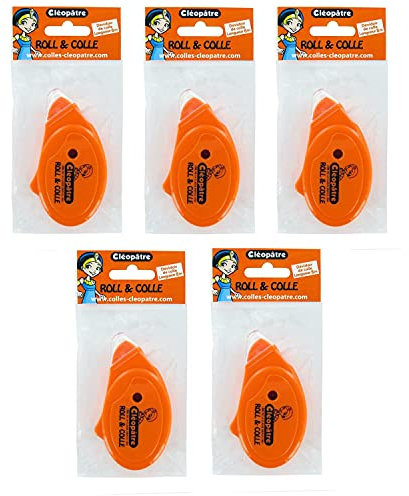 Cléopâtre Rolls & Kleber, permanent, 8 mm x 8 m, 5 Stück