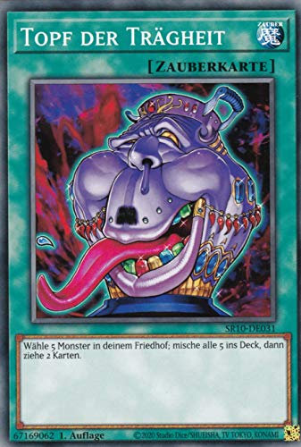 SR10-DE031 - Topf der Trägheit - Common - DE - im Set mit Ultrapro Toploader - Yugioh