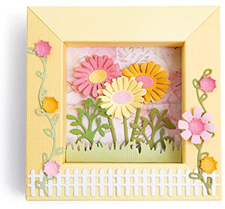 Sizzix by Chapter Thinlits Die Set 7PK Shadow Box Frames #1 von Eileen Hull | 665938 |Kapitel 2 2022, Kunststoff Papier, multicolor, One Size