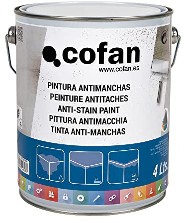 Cofan Pintura Antimanchas al Disolvente | Pintura para eliminar manchas | Bote de 750 ml