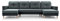 Wohnlandschaft Ecksofa U-Form mit Schlaffunktion Eckcouch mit Bettkasten Sofa Couch Polsterecke U-Sofa - 300x142x90 cm - CARL U (Grau + Dunkelgrau)