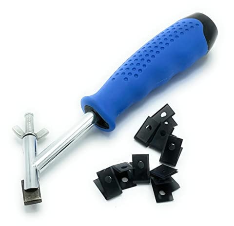 CCA Speed Groover and blades vinyl floor tool