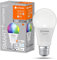 LEDVANCE Smarte LED-Lampe mit WiFi Technologie, Sockel E27, Dimmbar, Lichtfarbe änderbar (2700-6500K), RGB Farben änderbar, ersetzt Glühlampen mit 60 W, SMART+ WiFi Classic Multicolour, 4er-Pack, Weiß