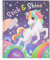 Depesche 12472 Ylvi - Malbuch Stick & Shine, 24 Seiten mit tollen Einhorn Motiven und magischen Wesen, zum ausmalen und gestalten