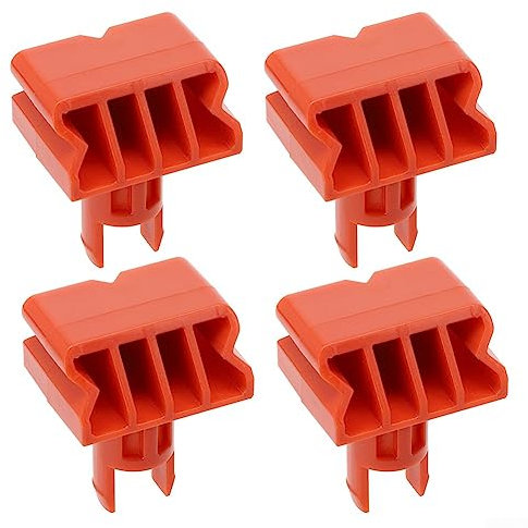 4PCS 79-010-4 Sturdy Vice Grip Clamp Swivel Pegs, Workbench Peg Brake Stops for Workmate World Cup Models, Orange