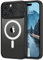 VENINGO Cover per iPhone 15 Pro Max 6,7, copertura per obiettivo scorrevole, protezione fotocamera, cover iPhone 15 Pro Max compatibile con MagSafe, custodia in TPU antiurto antiscivolo, colore: Nero