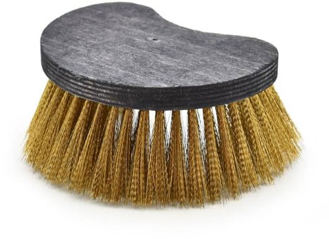 Ricambio spazzolone mezzaluna in ottone 15,5 cm Lilly, ricambio spazzola