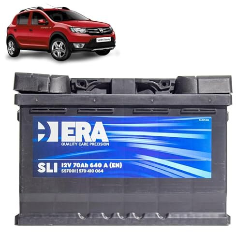 Batteria 70Ah per Dacia Sandero II TCE 90 0.9 benzina 2012+