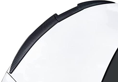 LGTT Heckspoiler, für BMW Z1 E30 1989 1990 1991 Auto Schwanzflügel Textur Dekoration ohne Perforation,Carbon Fiber Color