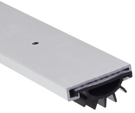 Wetterabisolierung für Metalltüren, Neopren, Türbodendichtung, Zugluftstopper, Türdichtung für Außentüren, Aluminium, 91,4 cm