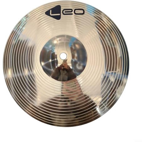 YUANGANG Juego de platillos de latón para percusión Splash Crash Hi Hat Jazz Drum Platillo para batería para instrumento de latón (10 pulgadas)