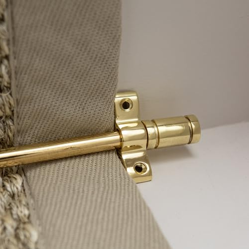 Brass Bee Piston Finial Carpet Runners - Nickel, Brass, Antique Brass Stair Carpet Rods