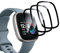 [3 Pièce] Schutzfolie für für Fitbit Versa 4, 3D Full Cover Displayschutzfolie, HD Clarté, Anti-Kratzer, Anti-Fingerprint, Blasenfrei