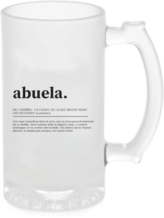 Jarra Cerveza Definiciones Originales | Regalo Original (Abuela)