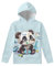 Biyejit Fleece-Hoodies für Jungen und Mädchen, Plüschpullover, lässig, mit Tasche, für Kinder im Alter von 6–16 Jahren, panda, 8-10 Years