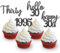 DazzJoy 24 Stk Glitzer Tortendeko 30 Geburtstag Mann Frau,Cupcake Topper 30. Geburtstag Deko Schwarz,Kuchendeko 30 Geburtstag,Cake Topper 30 Geburtstag Deko Hello 30,Happy 30th Birthday Tortendeko