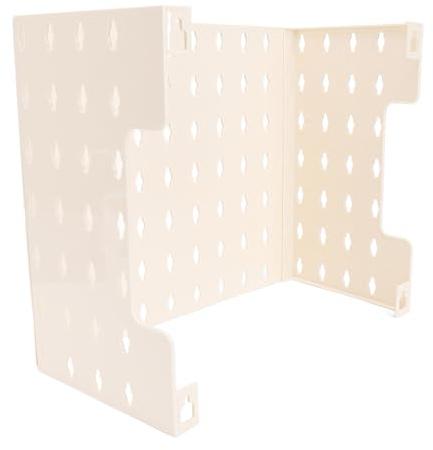 Kit de Almacenamiento de Organizador de Pared Pegboard Cubierta de Tubería de Calentador de Agua de Gas con Almohadillas Adhesivas (Talla grande)
