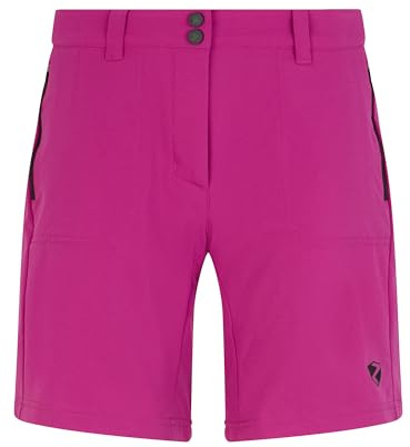 Ziener Damen Outdoor-Shorts/Rad- / Wander-Hose - atmungsaktiv,schnelltrocknend,elastisch Nakoa