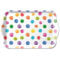 Ambiente kleines Tablett Dekotablett 13 x 21 cm Melamin Bunte Tupfen Geburtstag Party