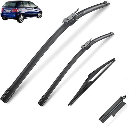Scheibenwischerblatt-Set für die Windschutzscheibe vorne und hinten für Mercedes Benz B-Klasse W245 2005-2011 B-Klasse Sport, Autozubehör für die Scheibenwischerbaugruppe