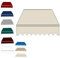 MACAGGTNTU Esterno Tessuto per Tende da Sole Retrattile Tessuto di Ricambio per Tenda da Sole da Giardino, Terrazzo Telo per Tenda da Sole Impermeabile(Beige,6.5x5ft/200x150cm)