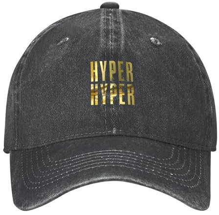 Klassische Baseball Cap Hyper Hyper - Scooter Band Sammler Hit 90er Jahre Gold Edition Baseball Cap Fun Hüte Hut Mädchen Hüte Herren Essential für den Sommer