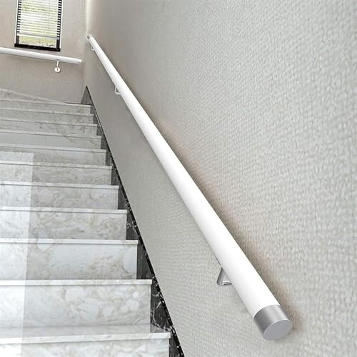 Holz Treppe Handläufe, Haus Gegen Die Wand Indoor Loft Ältere Geländer Handlauf Korridor Unterstützung Stab, Treppe Balustrade, Komplette Kit, 50-440cm (B, 100CM)