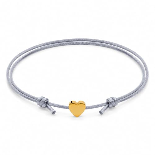GD GOOD.designs Fussketten für Frauen mit Herz | Wasserfestes Fußband - Größenverstellbar (20-30 cm) | Edelstahl Herzen in 18K Gold, Roségold & Silber