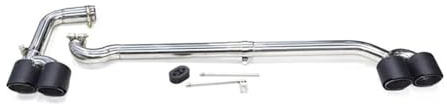 Auto Auspuffrohr Für BMW Für F25 X3 F26 X4 2011-2016 304 Edelstahl Auto Auspuff Spitze Schalldämpfer Quad Schwanz Rohr System Düse(Onecolor)