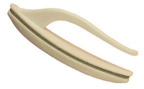 Hive Nail Buffer Chamois 12cm - Concave with Plastic Handle - HBA1320