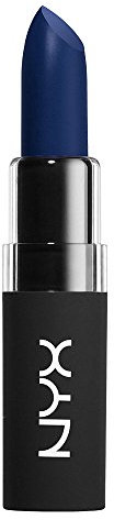 Nyx Lippenstift samtig matt 4 Midnight Muse - Dunkelblau