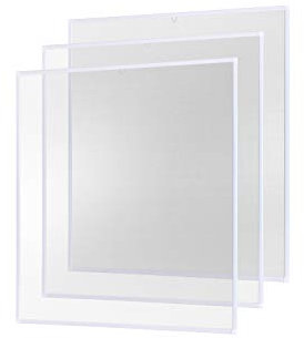 empasa Insektenschutz Fenster Fliegengitter Alurahmen Basic weiß, 120 x 140 cm 3er Set