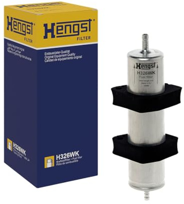 HENGST - Kraftstofffilter H326WK - Hochwertiger Kraftstoff-Leitungsfilter für KFZ - Entfernt Staub und Schmutz aus Otto- oder Dieselmotoren - Schützt das Einspritzsystem
