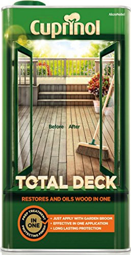 Cuprinol Total Deck Restorer & Oil Clear 5L