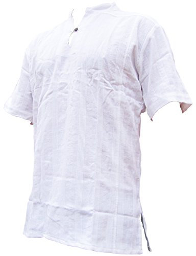 PANASIAM Shirt Ben, White, M, Shortsleeve