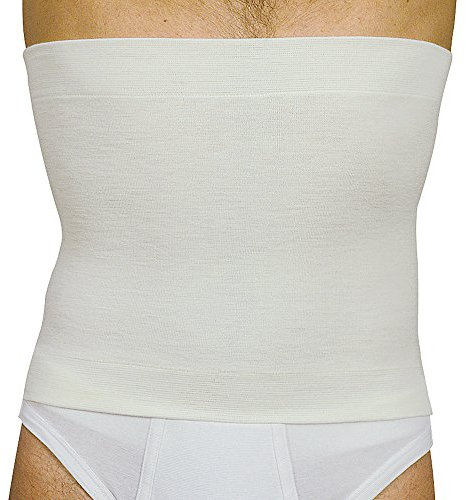 MANIFATTURA BERNINA Elan 500627 (Größe 3) - Thermo-Wärmegürtel Bauchwärmer aus Merinowolle und Baumwolle Höhe 27