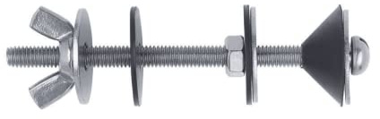 Index Fixing Systems sa-ci – Pack von 100 Halterungen Befestigung für Spülkasten (M6 x 80 mm)