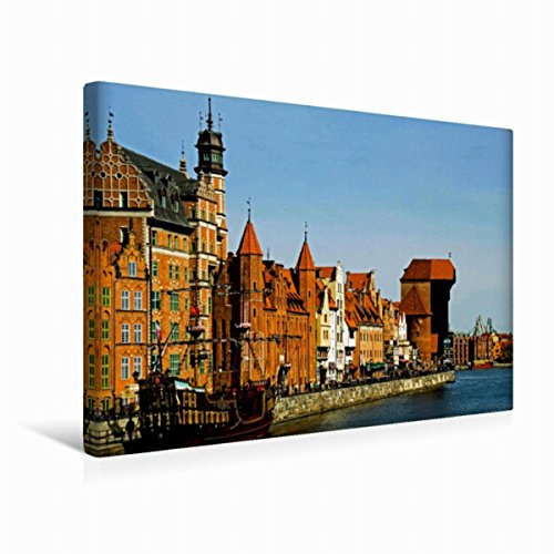 Premium Textil-Leinwand 45 x 30 cm Quer-Format Danzig - Eine historische Schönheit | Wandbild, HD-Bild auf Keilrahmen, Fertigbild auf hochwertigem Vlies, Leinwanddruck von Paul Michalzik