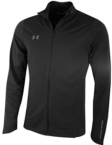 Under Armour Challenger II Knit Warm-Up, Tracksuit with Jacket and Joggers, Complete Sportswear Set Men, Black (Black/Graphite (001)), M